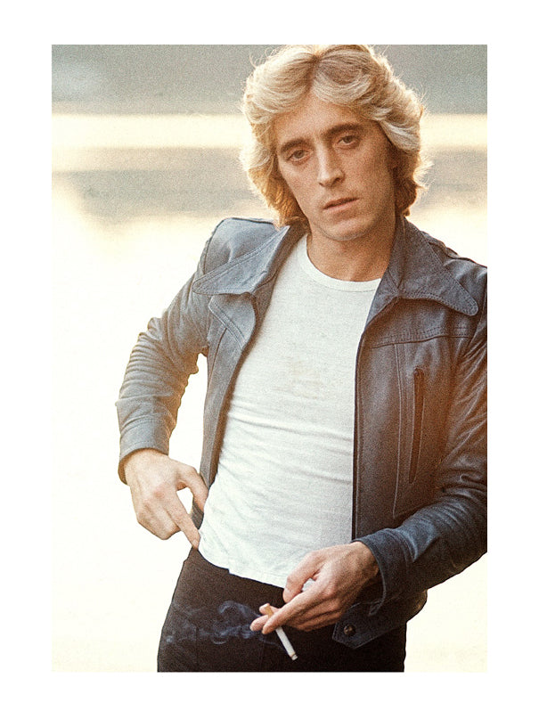 Mick Ronson – Blue Leather Portrait