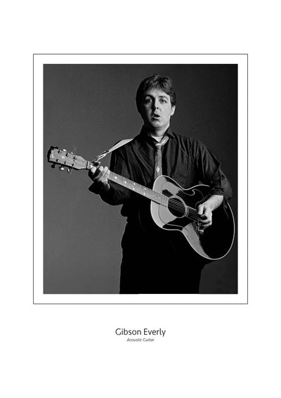 Paul McCartney with Gibson Everly