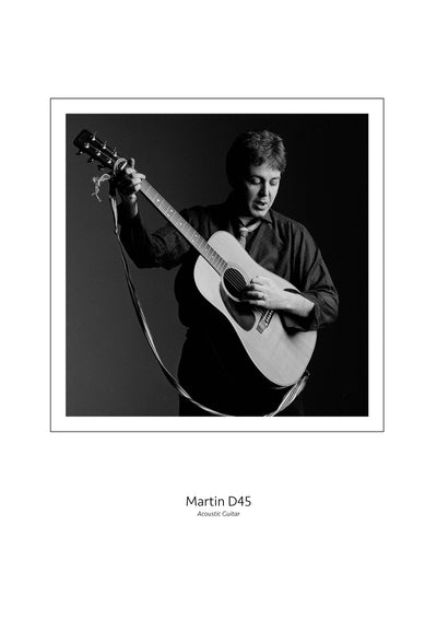 Paul McCartney with Martin D-45