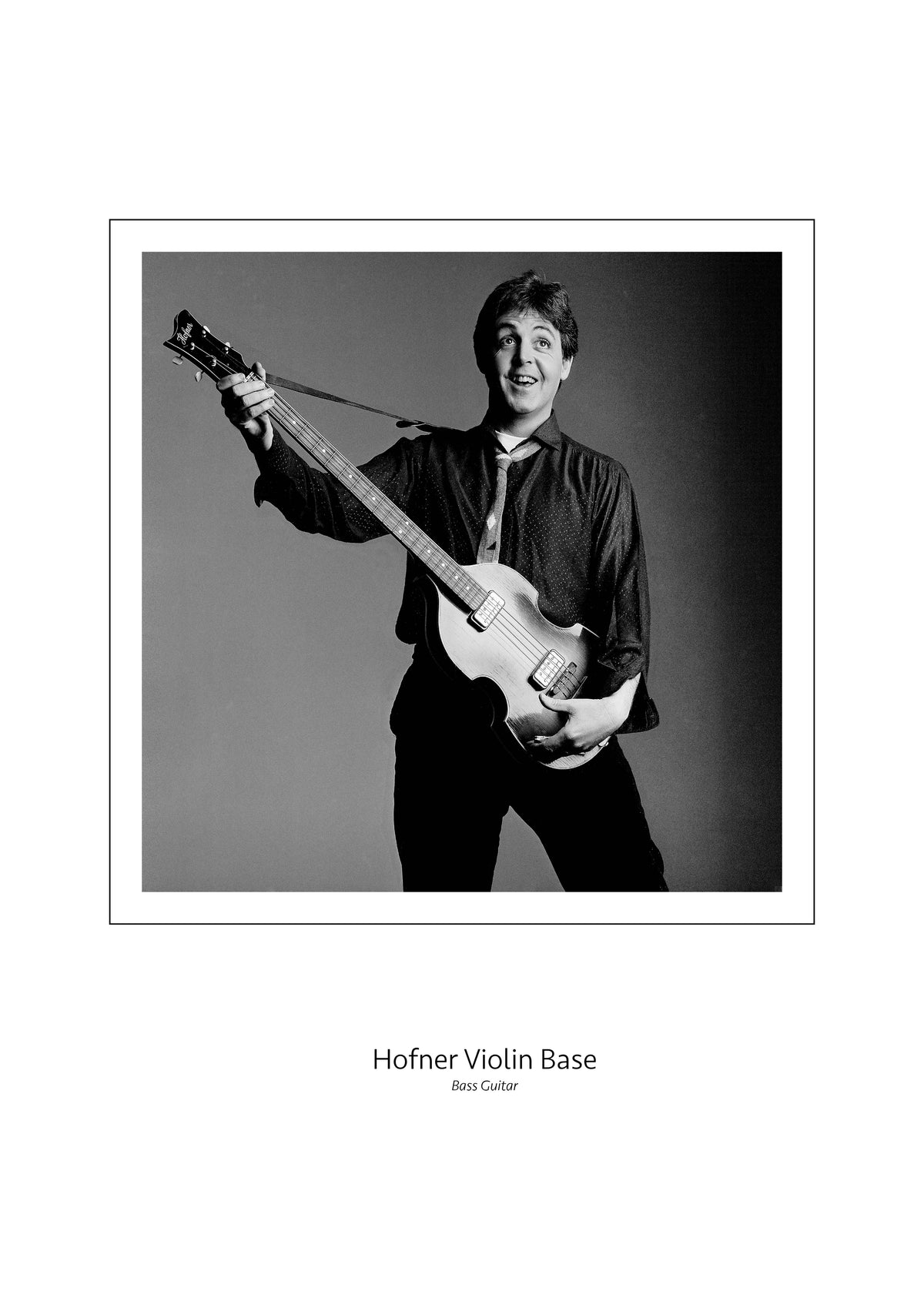 Paul McCartney with Höfner Violin Bass