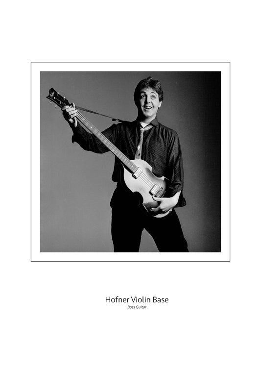 Paul McCartney with Höfner Violin Bass