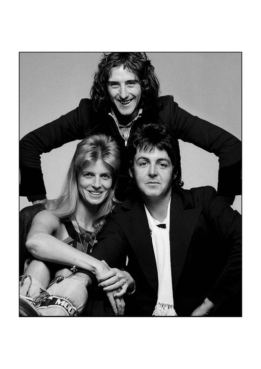 Paul & Linda McCartney with Denny Laine – Wings