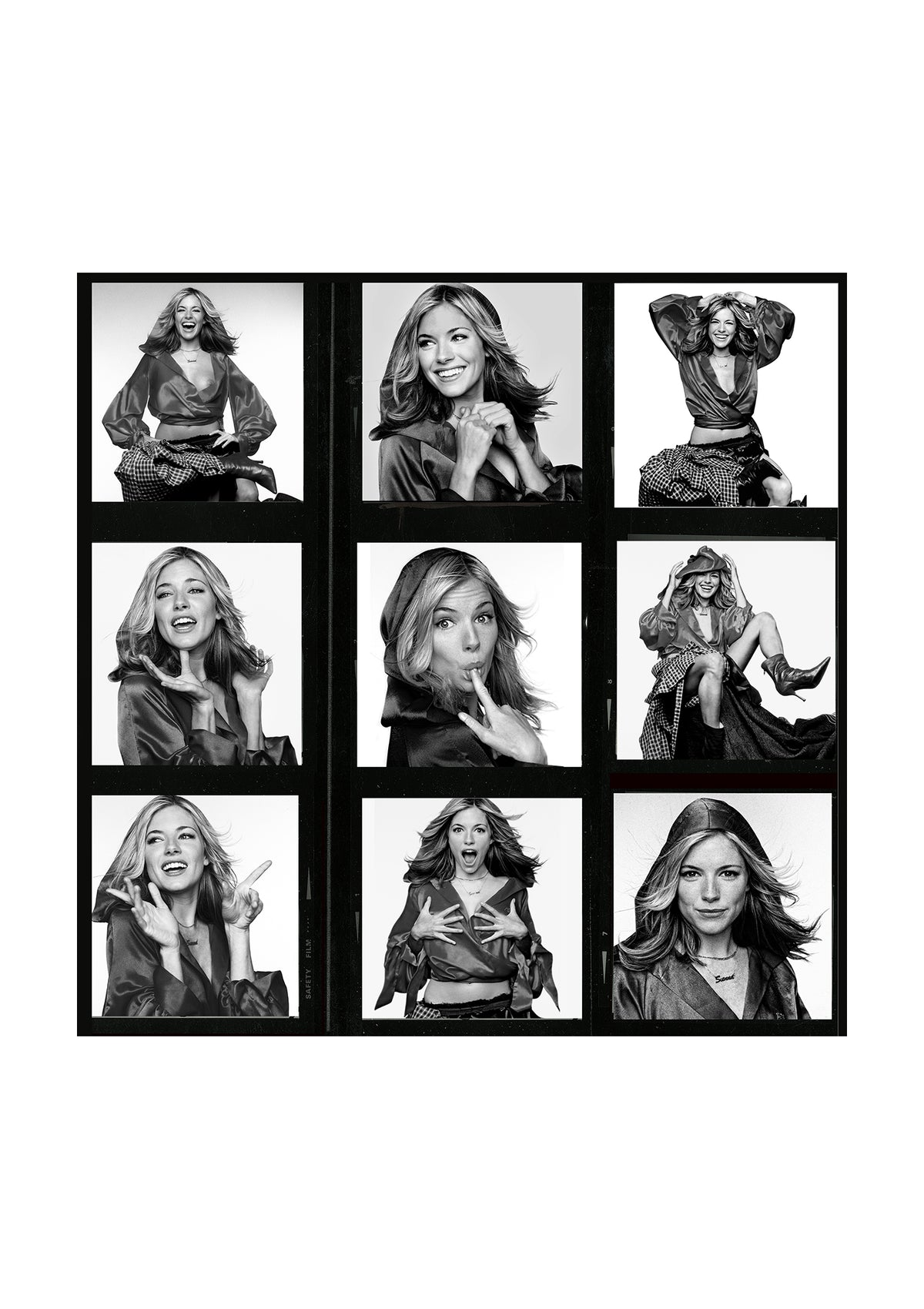 Sienna Miller Contact Sheet