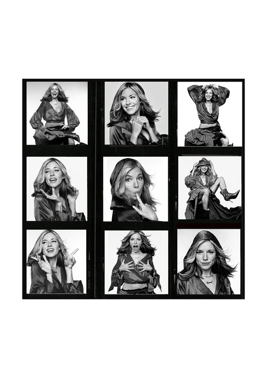 Sienna Miller Contact Sheet