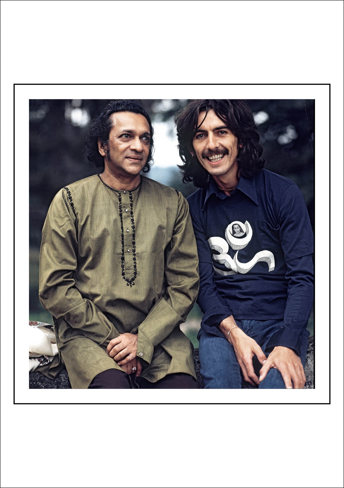George Harrison & Ravi Shankar – Blue T-Shirt